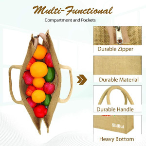 Handicraft Casual and Stylish Handknitted Jute Handbag For women